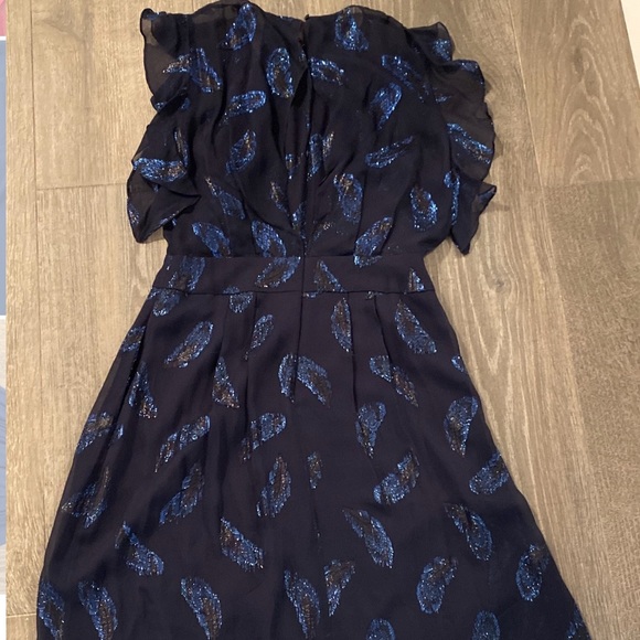 BCBGMAXAZRIA navy cocktail dress - Picture 2 of 3